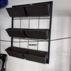 ON SALE!! In Box!!! $15! Outdoor Basic 6 Pocket Vertical Planters. Good for Flowers, Herbs ,Vegetables, Soil.  Great For Balcony Decoration!! 