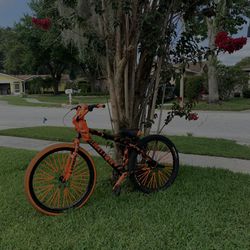 se bike orange camo blocks