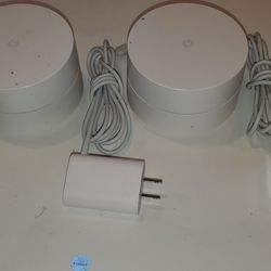 4x  Google Wi-Fi WiFi Mesh Routers 