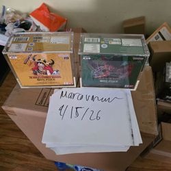 One piece tcg magnetic acrylic case for booster box romance dawn op09 pbr emperors of the new era awakening of the new era op17 eb03 carry on his will