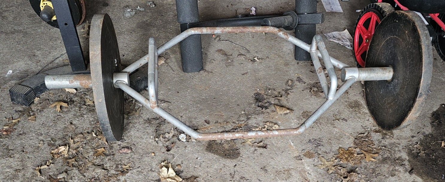 GARAGE CLEAN OUT WEIGHT EQUIPMENT