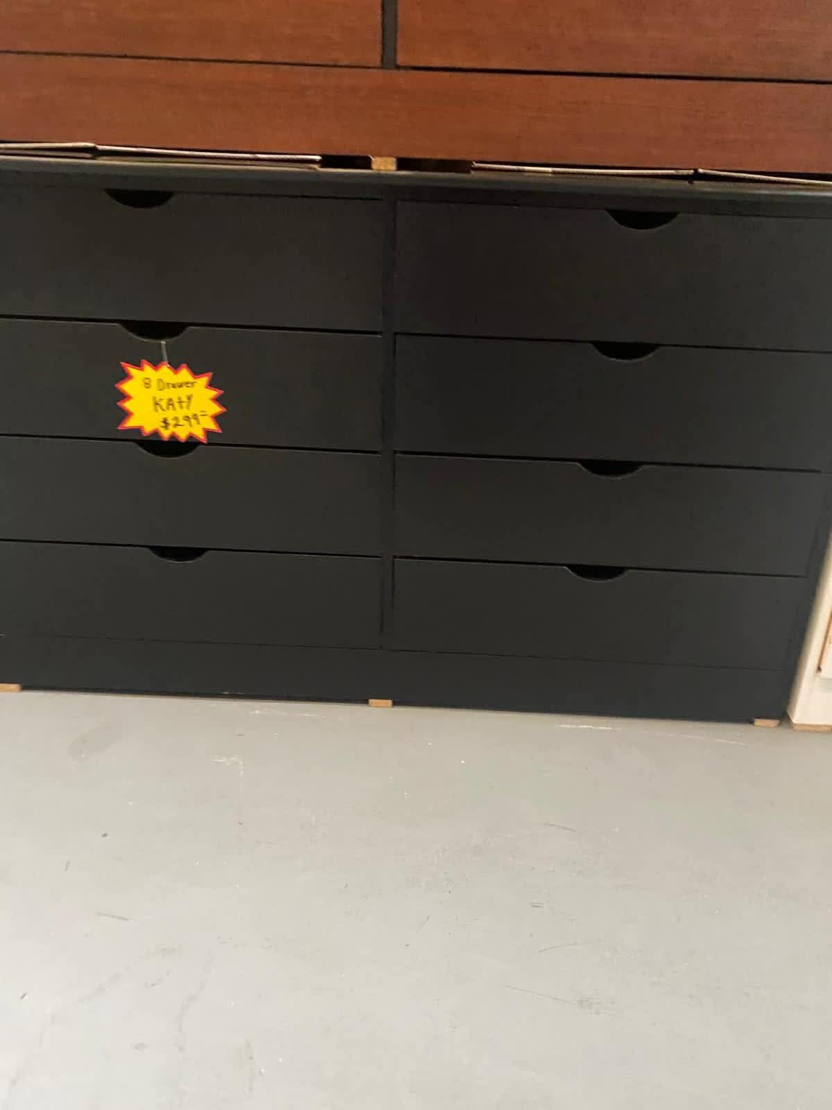 New 8 drawer