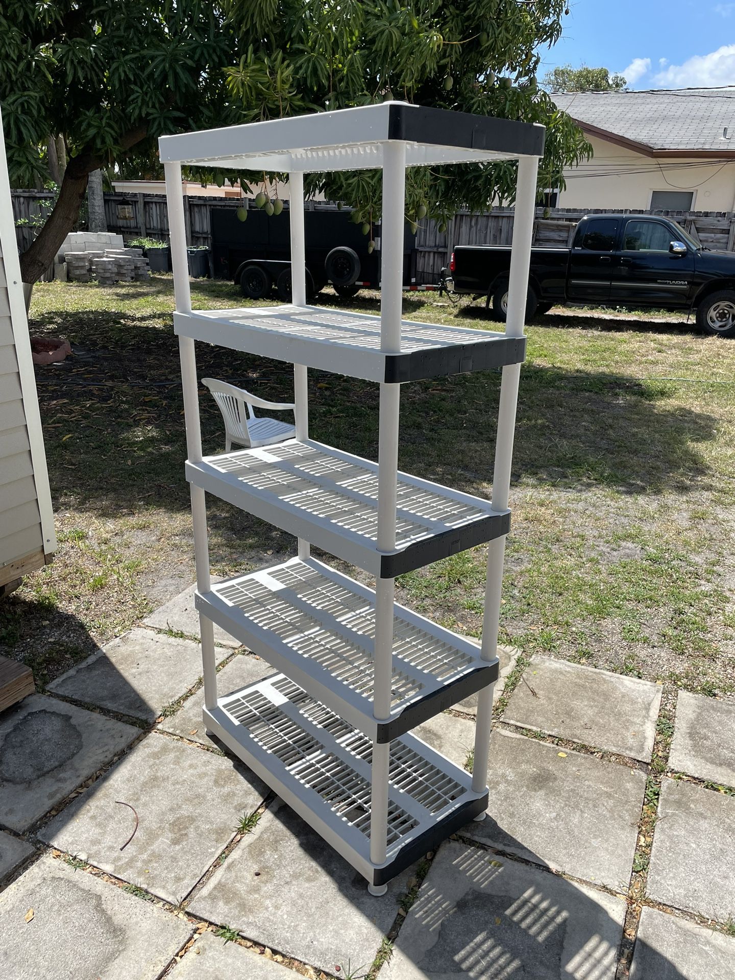 5 Tier Plastic Shelf