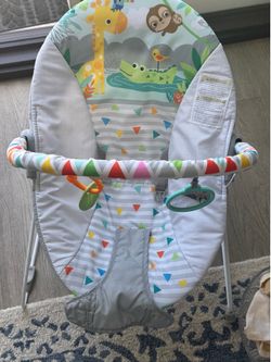 Bright start vibrating baby bouncer
