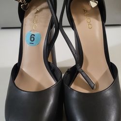 Aldo High Square Heel Platform Women's 6 Shoes