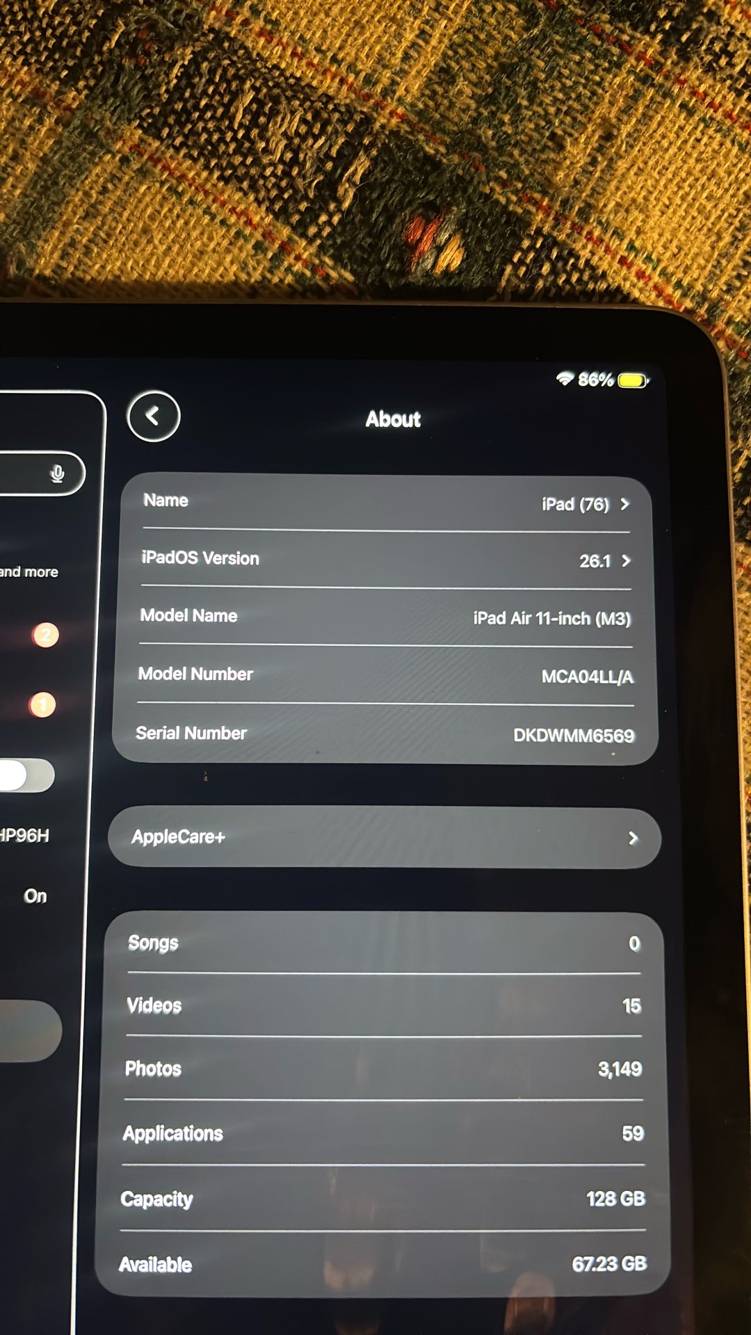 Apple iPad Air 11-inch (M3)