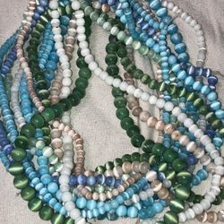 Cats Eye Bead Strands