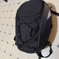 Motorcycle helmet backpack