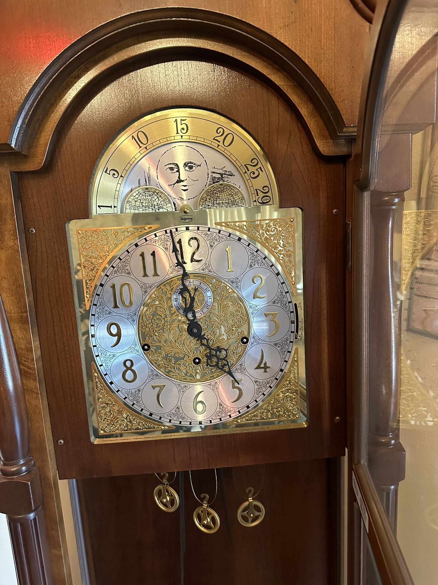 Antique Grandfather Clock RIDGEWAY