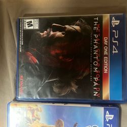 Ps4 Games (the Phantom Pain, Sandland, Far Cry 5, And Battle Front 2 Star Wars)