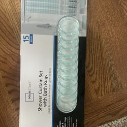 Mainstays Shower Curtain Rings Brand New 