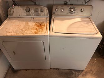 Free washer a dryer (must pick up Friday,9/17)