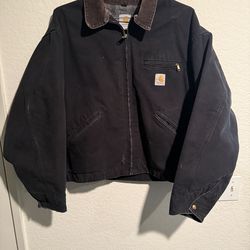 Vintage Y2K Carhartt Detroit Jacket in Black