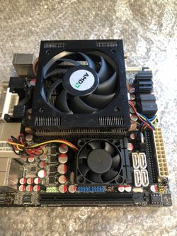 Mini iTX motherboard with AMD phenom CPU