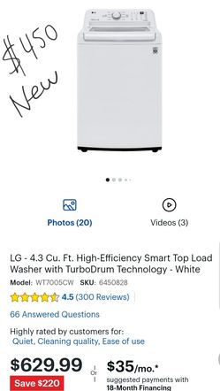 LG Top Loader Washer