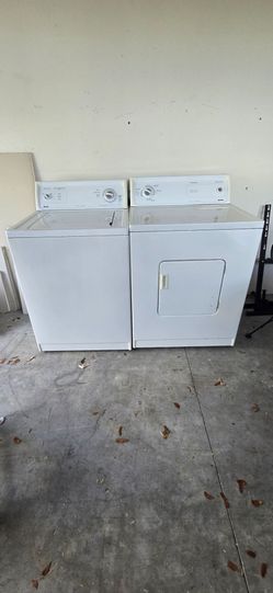 Used Kenmore white washer and dryer