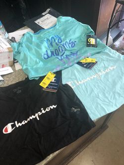 Can you champion shirts one is a medium to or extra large