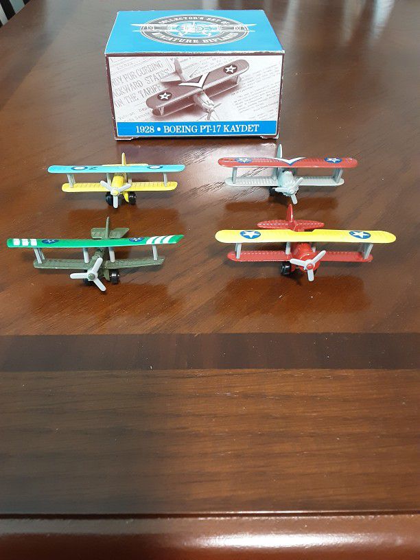 Antique Diecast Biplanes