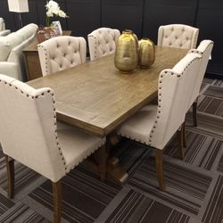 7pc Dining Table Set 
