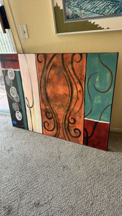 Modern Sofa Of Bedroom Artwork