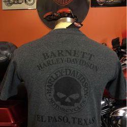 NWT Harley Davidson T-shirt Small Men, Front Pocket  WILLIE G,  El Paso , Texas