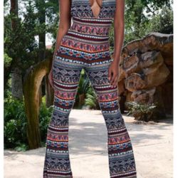 Sexy Halter Top Jumpsuit