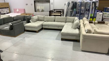 Thomasville Tavish 3-Piece Fabric Sectional $1,000