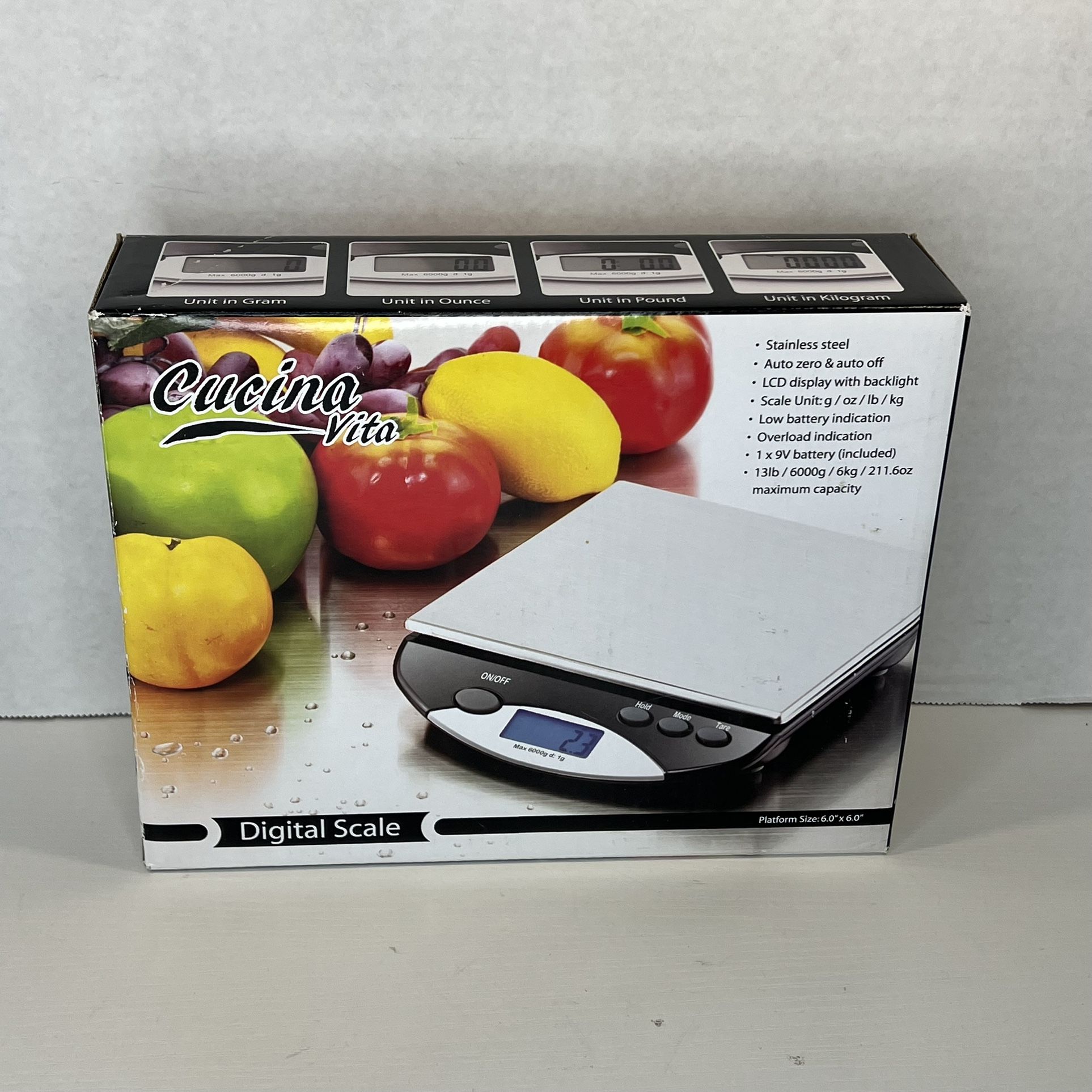 Cucina Vita Digital Food Scale NIB