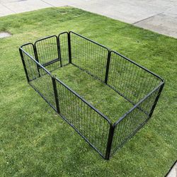 Dog playpen, outdoor  indoor portable pet fence for yard