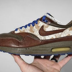 Nike Air Max 1 Truques Pack Olive Chocolate Size 10 RARE OG 2005 95 97 98 90 1