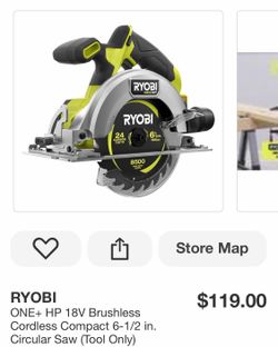 ONE+ HP 18V Brushless Cordless Compact 6-1/2 in. Circular Saw (Tool Only)