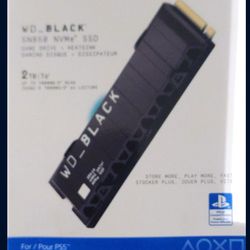 WD - BLACK SN850 2TB Internal SSD PCIe Gen 4 x4 Officially Licensed for PS5 with Heatsink