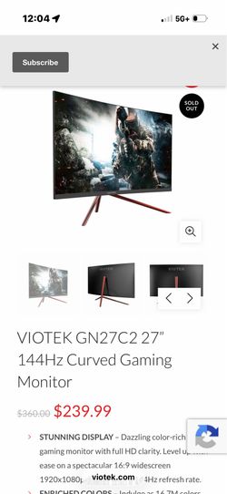 Viotek 27-inch Gaming Monitor