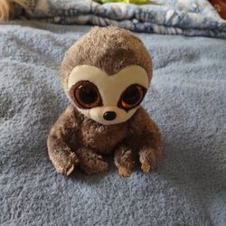 TY Silk 2018 Beanie Boo's Baby "Dangler" The Sloth Buddy 7" Tall