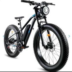 Geemax 26 Inch Fat Tire 500w Peak Motor 36V Electric Bicycle Battery 25MPh Max Speed