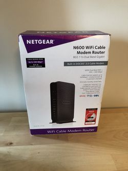 Netgear Modem Router N600 - Great Condition. Great deal.
