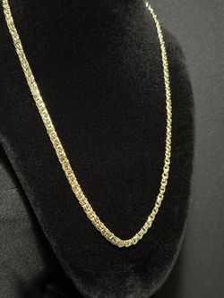 14K Gold filled chino link necklace 