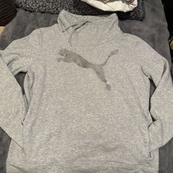 Womens Cow Neck Puma Hoodie 