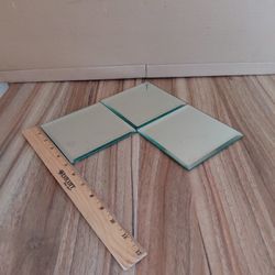 (3) 5"×5"inch Mirrors