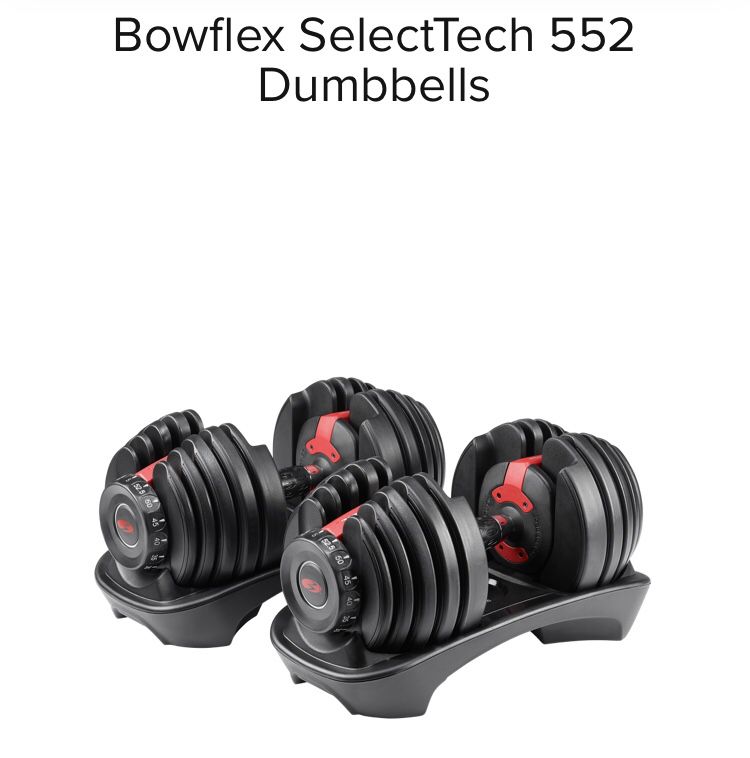 Bowflex select tech dumbbells