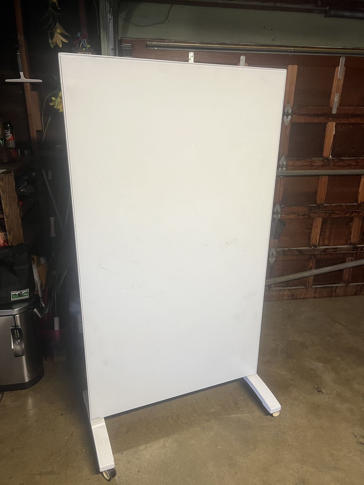 Double Sided Glass White Board