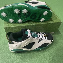 Jordan VI - 6- Retro Golf Shoes Sz 10