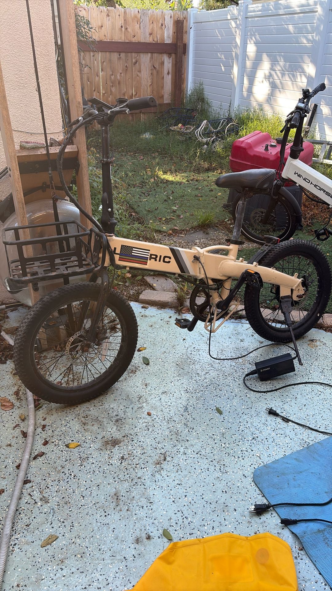 E-bike folding