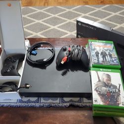 XBox One X, 1TB  and Extra Controller And 10 games,  Will Trade For Electric Wheelchair Hauler for Truck or car