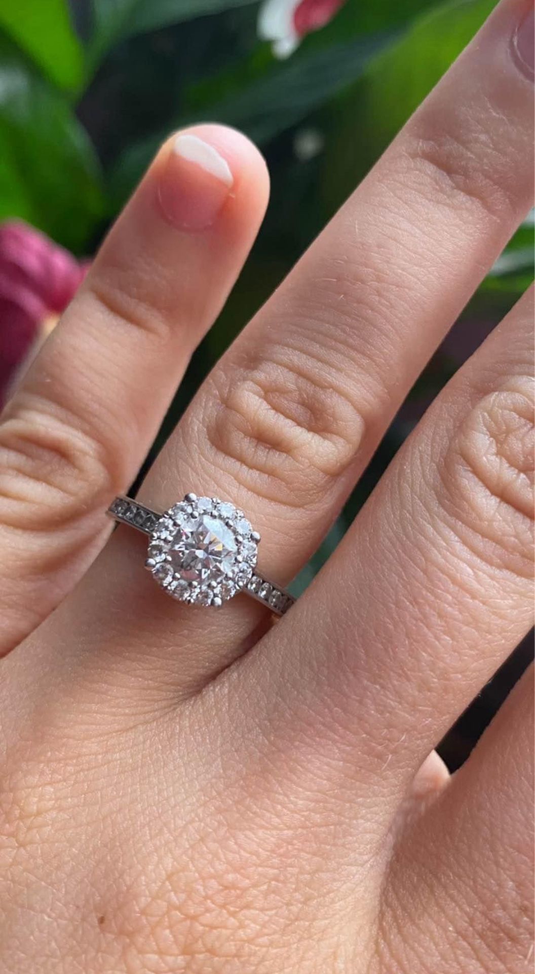 Engagement And Wedding Band Ring Set