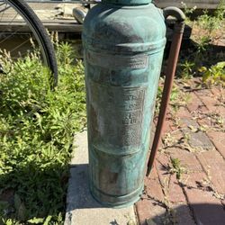 antique 1972 fire extinguisher 