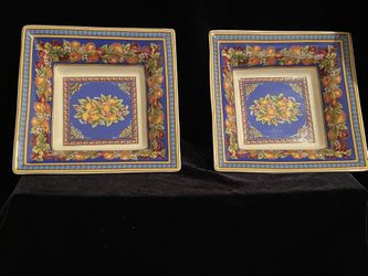 Pair William Collection Catch All Ceramic Dishes