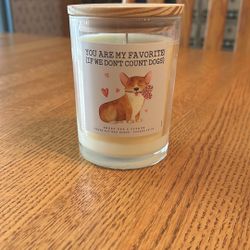 Dog Candle 