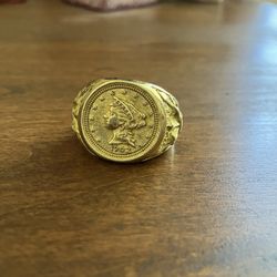 Men’s 1902 Gold Coin Ring! 