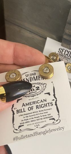 Mens B u L L E T Earrings